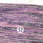 Lululemon Womens Gather & Crow Crop II Full On Luon Black Grape Space Dye Size 4 Photo 2