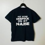 Urban Outfitters Put Some Respeck On My Name T Shirt Statement Double Sided Graphic Tee M Photo 8