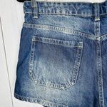 Bershka  Denim Shorts Flap Skort Size EU 42 US 10 (34 x 2) Blue Never Worn Photo 6