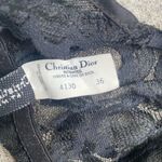 Dior  Elegant Black Lace Bra Photo 3