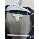 Talbots Women's 10P Navy & White Striped Sleeveless Dress w/ Red Belt Photo 2