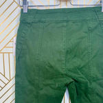 Anthropologie  Cadet Slim Utility Pants Skinny Leg Cotton Stretch Green‎ Size 26 Photo 5