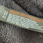 Free People Movement Sweatshirt Washed Burnout Gray Zipper Pockets Ribbed Sz S Black Photo 8