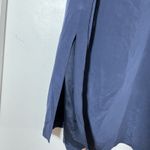 Valerie Stevens  Navy Dress Womens 6 Blue Shift Silk Classic Minimalist Lined Photo 4