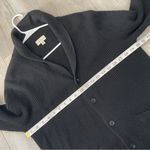 Club Monaco  Cardigan Sweater wool knit womens Black medium contemporary classic Photo 2