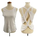 LA Made  White Lightweight Back Detail Tee Large New Photo 1