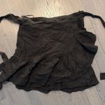 Princess Polly  black wrap skirt  Photo 0