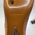 Robert Clergerie "Pany" Stretch Metal Lurex Mesh Mirrored Heel Ankle Boot Rust Size 6.5 Photo 7