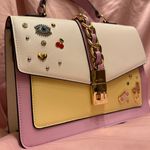 ALDO Colorblock Embellished Satchel with Charms & Gold Chain – NWT Photo 3