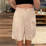 Vintage 90s Baby Pink High Waisted Mom Shorts Size 6 Photo 0