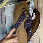 Tommy Bahama Womens Logo Cloth Flip Flops Beach Sandals Blue NWT SIZE 9 Photo 4