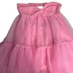Beginning Boutique  Pink Strapless Tulle Mini Dress Size 2 Party Cocktail Photo 5