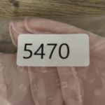 Iz Byer Shirt Womens XL Pink Swiss Dot Ruffle Feminine Office Vintage 2000s Y2K Photo 8