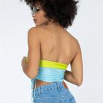 Princess Polly  Deven Top Blue / Green Photo 4