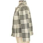 Gap Vintage 06  Black & White Houndstooth Wool Blazer Classic Plaid Size Small S Photo 3