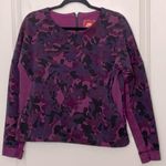 Nike  Tech Purple Camo Sweatshirt Zip Back Large Photo 0