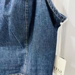 a.n.a . Dark-Rinse Denim Crop Top - Size XS Photo 1