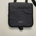 Eddie Bauer Vintage Crossbody Bag Purse Credit Card ID Slot Pockets Blue Black Photo 1