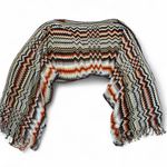 Missoni Chevron Patterned Knit Scarf Photo 2