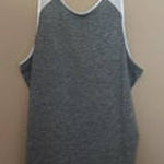 Avia  Women’s White Gray Block Stretch Lightweight Athletic Tank Top‎ Medium Photo 0