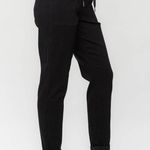 Judy Blue High Waist Jet Black Double Roll Cuff Jogger Jeans No Tie Size 16W Photo 1