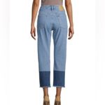 Rag and Bone maya color block high rise cropped jeans Photo 1