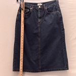 Calvin Klein  Jeans Denim Midi Skirt Blue 8 Photo 10