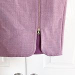 J.Crew  Wool Zip Pencil Skirt in Orchid Photo 3