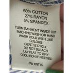 Valerie Stevens Striped Off Shoulder Blouse 3/4 Sleeve Top XL Photo 3