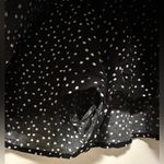 ZARA  Polka Dot Mini Skort Black and White tie belt size M Photo 3