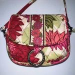 Vera Bradley Little Hip Bag Hello Dahlia! Crossbody Belt bag Fanny Pack Red Pink Photo 0