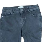 Loft  Ann Taylor Denim Curvy Bootcut Jeans Black Women‎ Size 4 Mid-Rise Stretch Photo 1