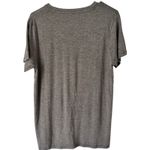NWT Fxzzyxdpp Gray Bambo V Neck Short Sleeve T Photo 1