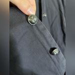 Torrid Cotton GrungeSailor Button Twill Peplum Hem Georgette Fabric Layer Jacket Photo 9