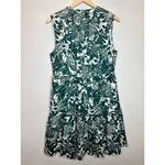 Sundry for Evereve Women's Size 2 Green Palm Print Mini Dress EUC Photo 2