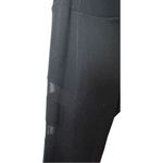 Yogalicious  Women's Athletic Sporty Black High-Waisted  Mesh Side Panel Leggings Photo 2