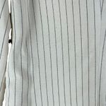 Nili Lotan Don Pinstripe One Button Blazer Jacket Natural Size 0 Black Photo 8
