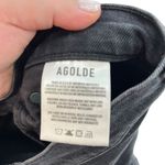 AGOLDE Nico Jeans High Rise Slim Virtue Wash Stretch Denim Black Grey Size 26 Photo 10