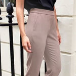 Babaton  Linen Taupe Conan Pant Size 0‎ Photo 0