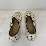 Soludos  White and Black Polka Dot Espadrille Sneakers Sz 10 Photo 4
