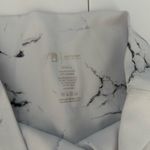 Buffbunny Collection  Limitless Leggings –White Marble Print • Activewear • Small Photo 2