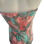 Jessica Simpson  halter floral dress 6 midi sweetheart pink padded bust whimsical Photo 2