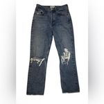 AGOLDE High Rise 90’s Pinch Waist Distressed Jeans 25 Blue Photo 1