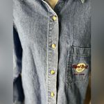 Hard Rock Cafe  Denim Button Up from San Juan Photo 2