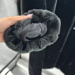 Vintage faux fur color block long line coat 80s 70s heavy lined glam size l Size L Photo 6