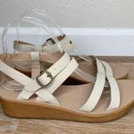 Lucky Brand Hecilia Leather Wedge Strappy Sandals Photo 1