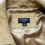 Sonoma Life + style suede leather (100%) Tan Jacket Photo 4