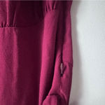 J.Crew NWT Short Puff Sleeve Burgandy Bow Front Blouse Size 12 Photo 8