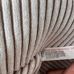 Free People  Ribbed Square Neck Beige Tank Top Racerback XS Photo 6