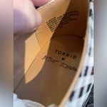 Torrid  Betsey Johnson Oxford Platform Rose Heart Plaid Shoes 7.5 Wide Photo 4